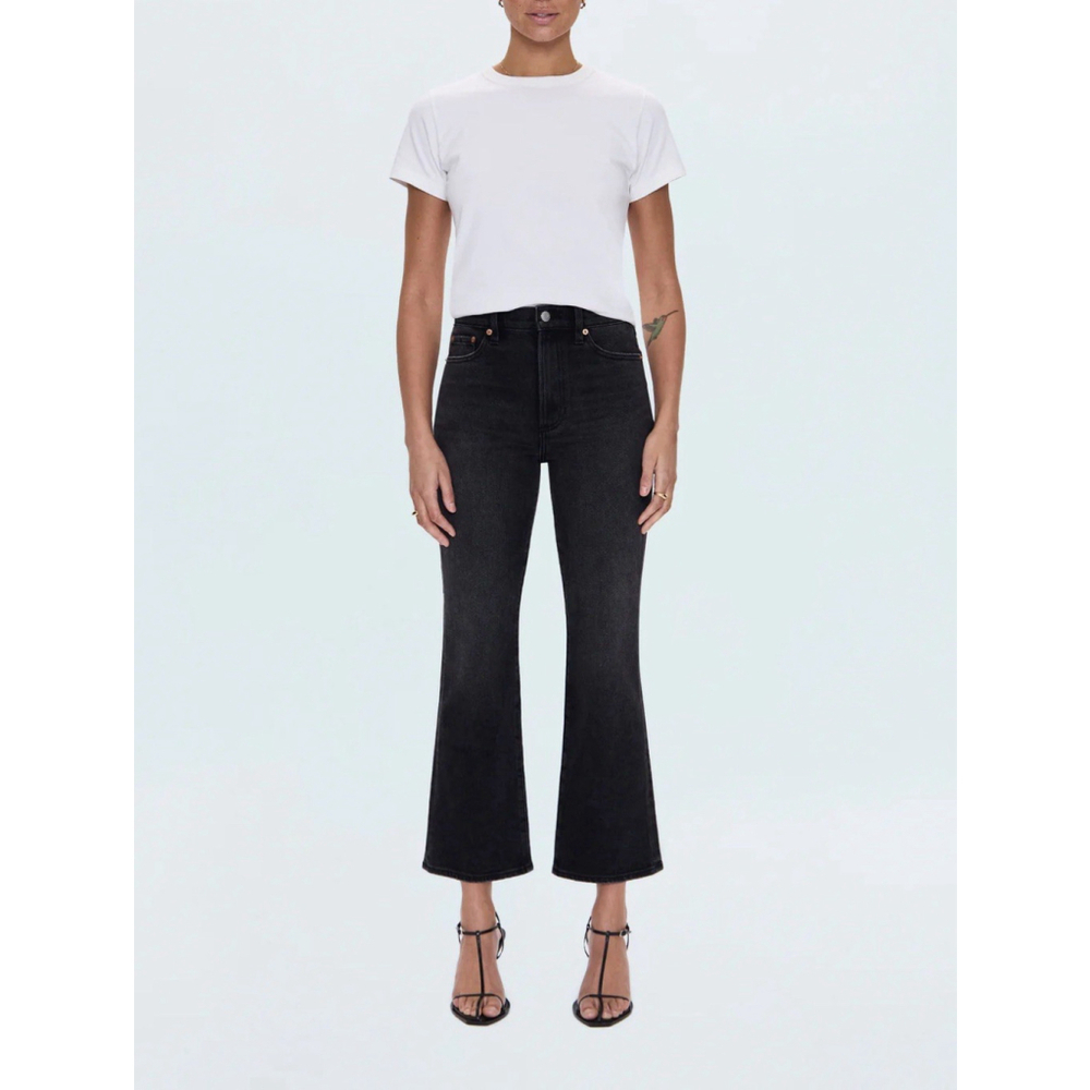 Pistola NWOT Ally High Rise Ankle Bootcut Jeans Black Lodge Size 27 Stretch